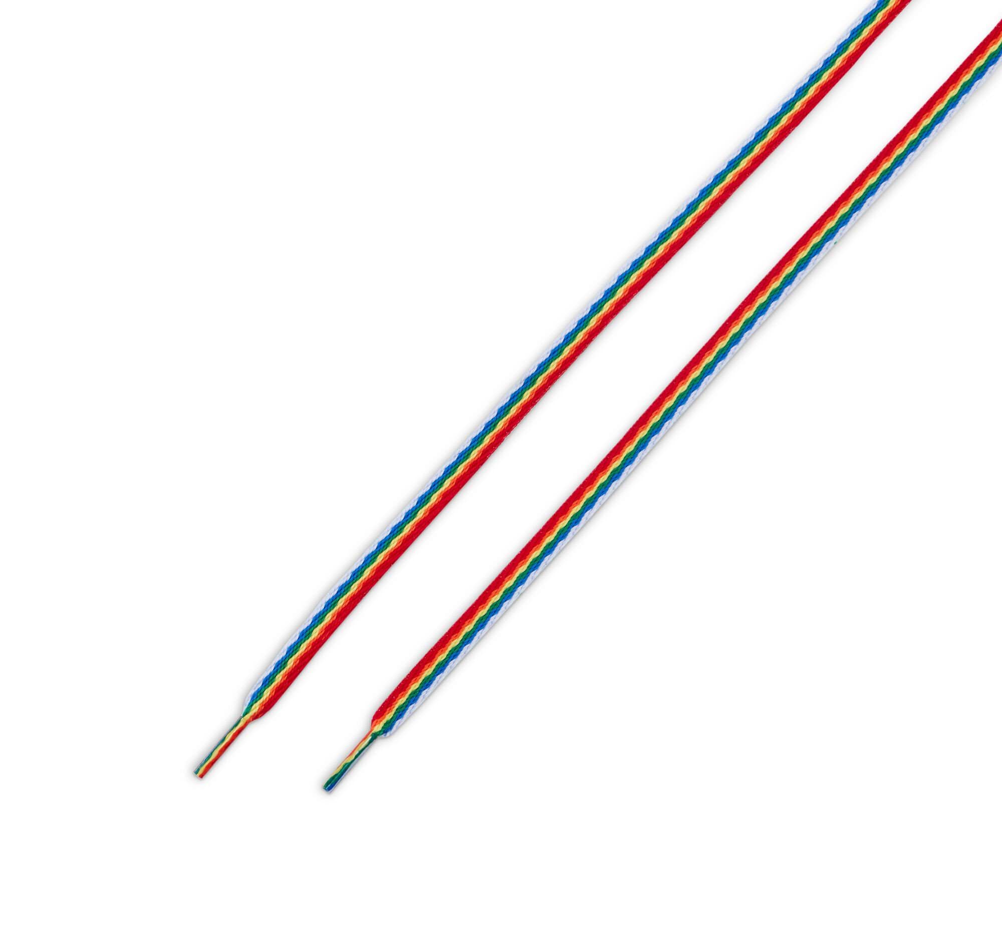 Връзки Rainbow за ниски обувки 45''/114 см