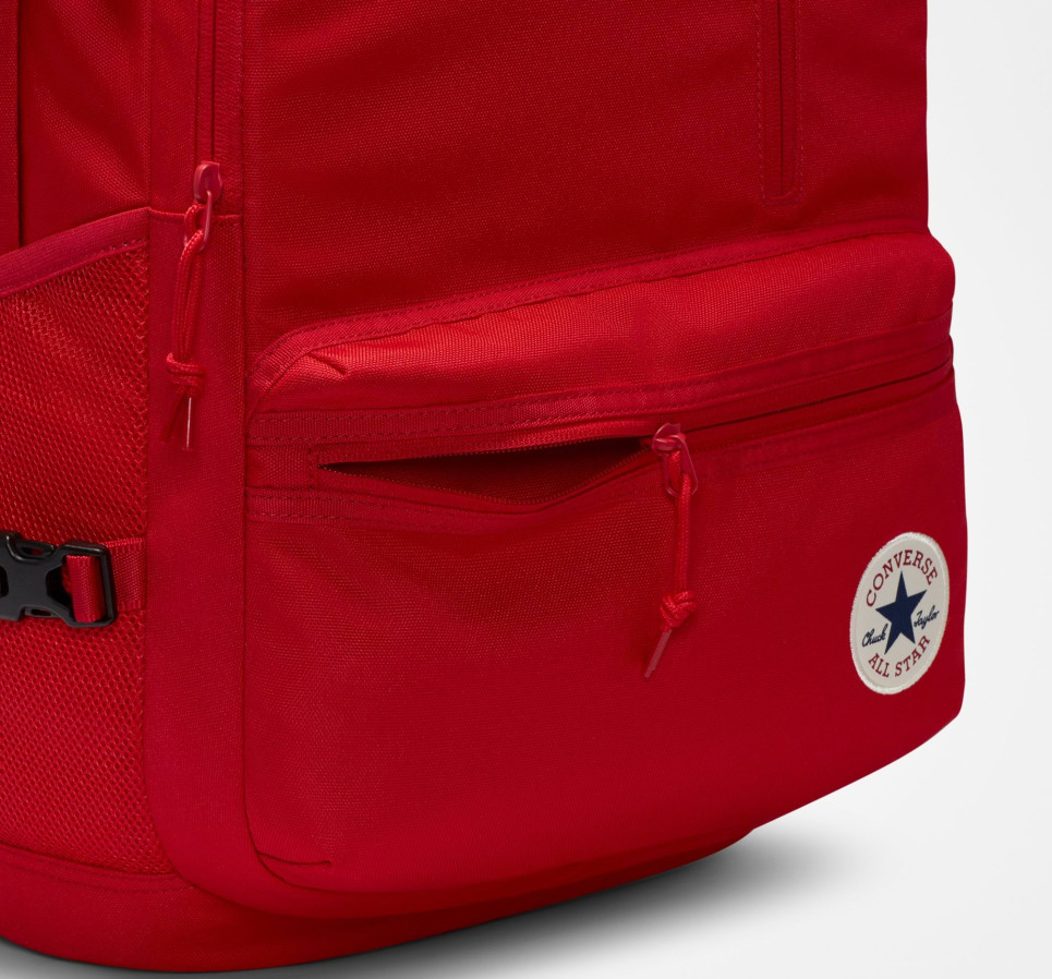 Straight Edge Backpack-Red-One size