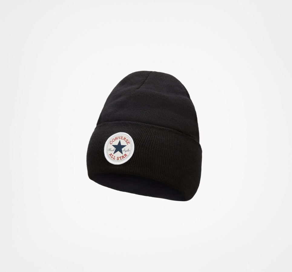 Chuck Patch Beanie-Black-One size