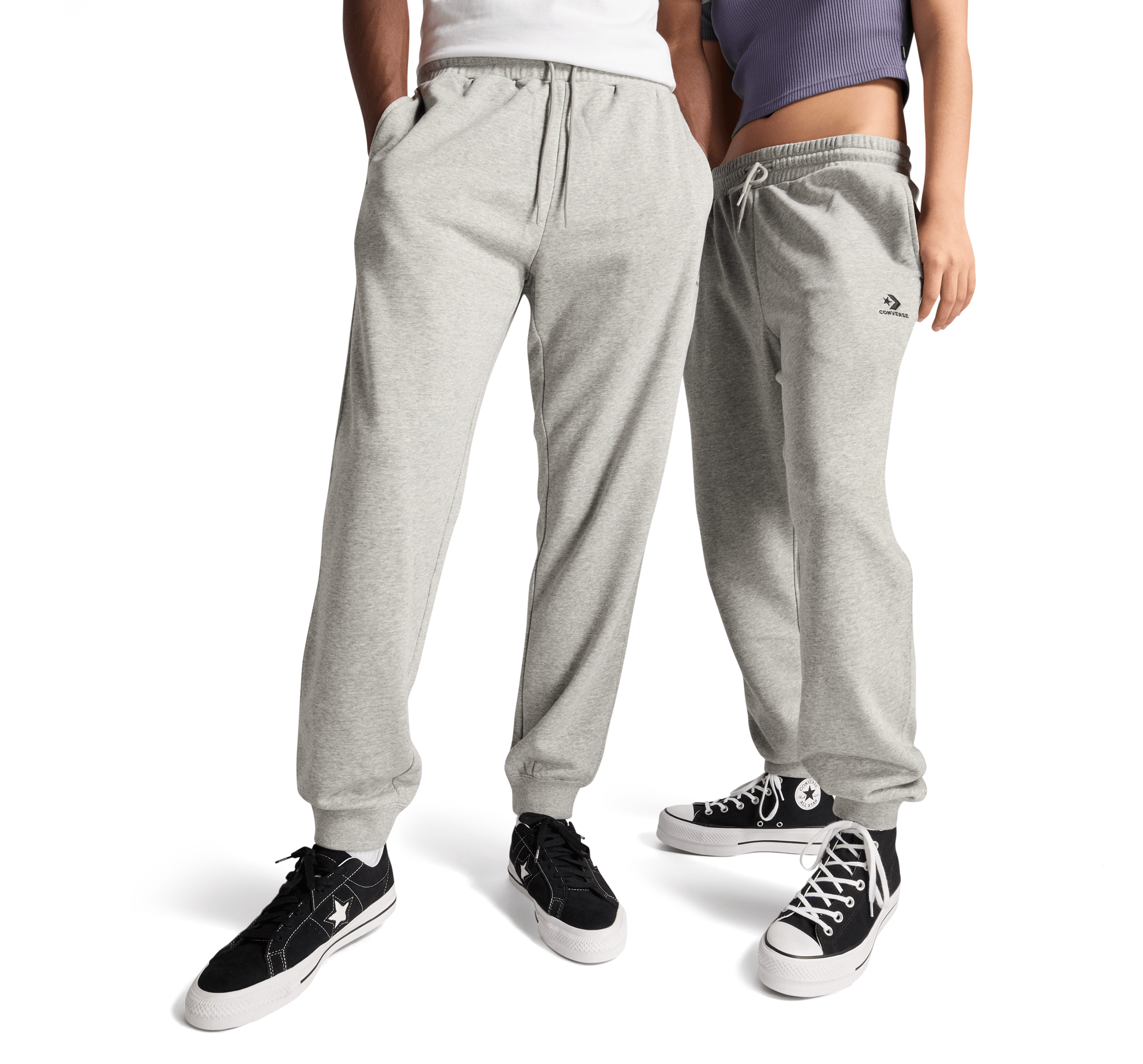 Converse Go-To Embroidered Star Chevron French Terry Sweatpant