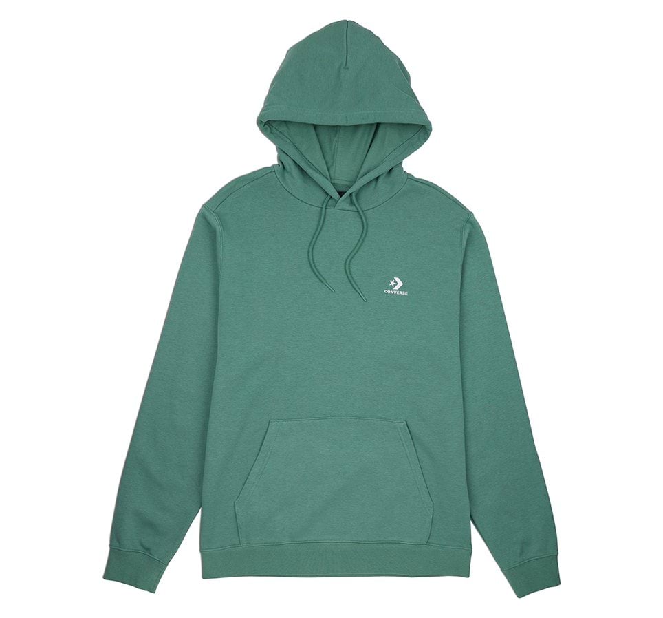 Converse Go-To Embroidered Star Chevron Standard-Fit Fleece Hoodie