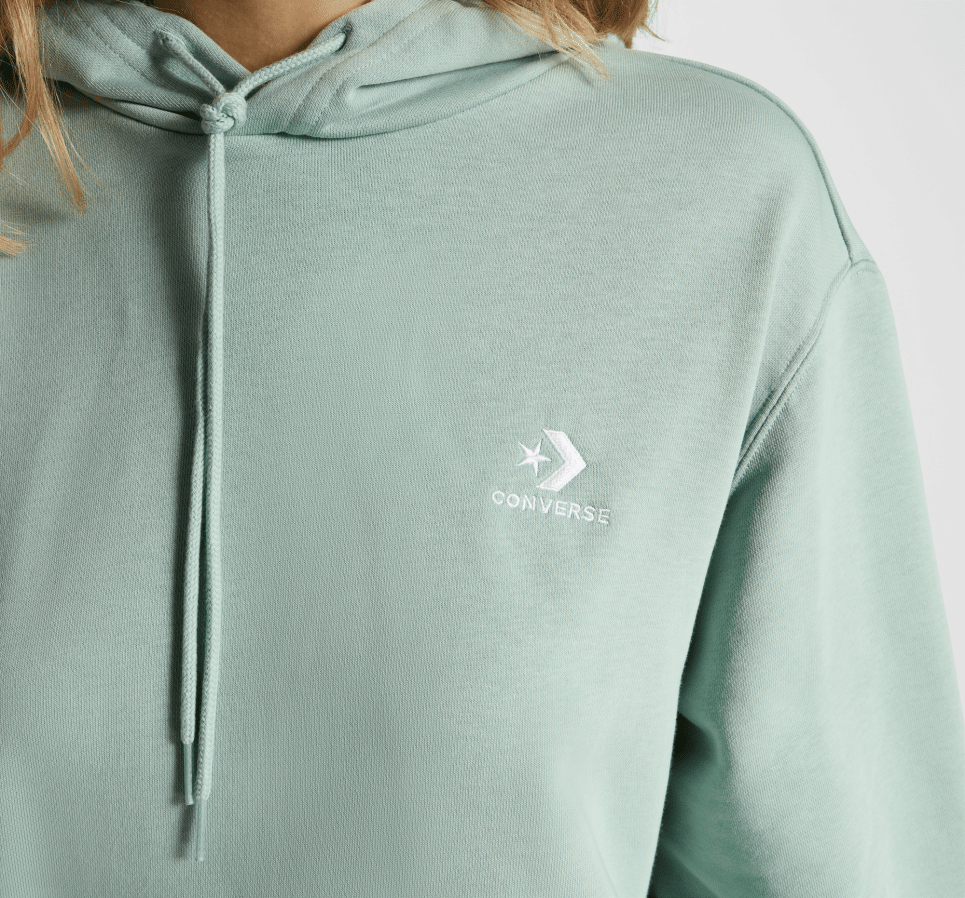Converse Go-To Embroidered Star Chevron Standard Fit Pullover Hoodie