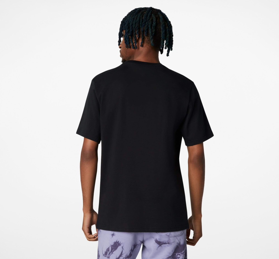 Converse Go-To Embroidered Star Chevron Tee-Black-XS