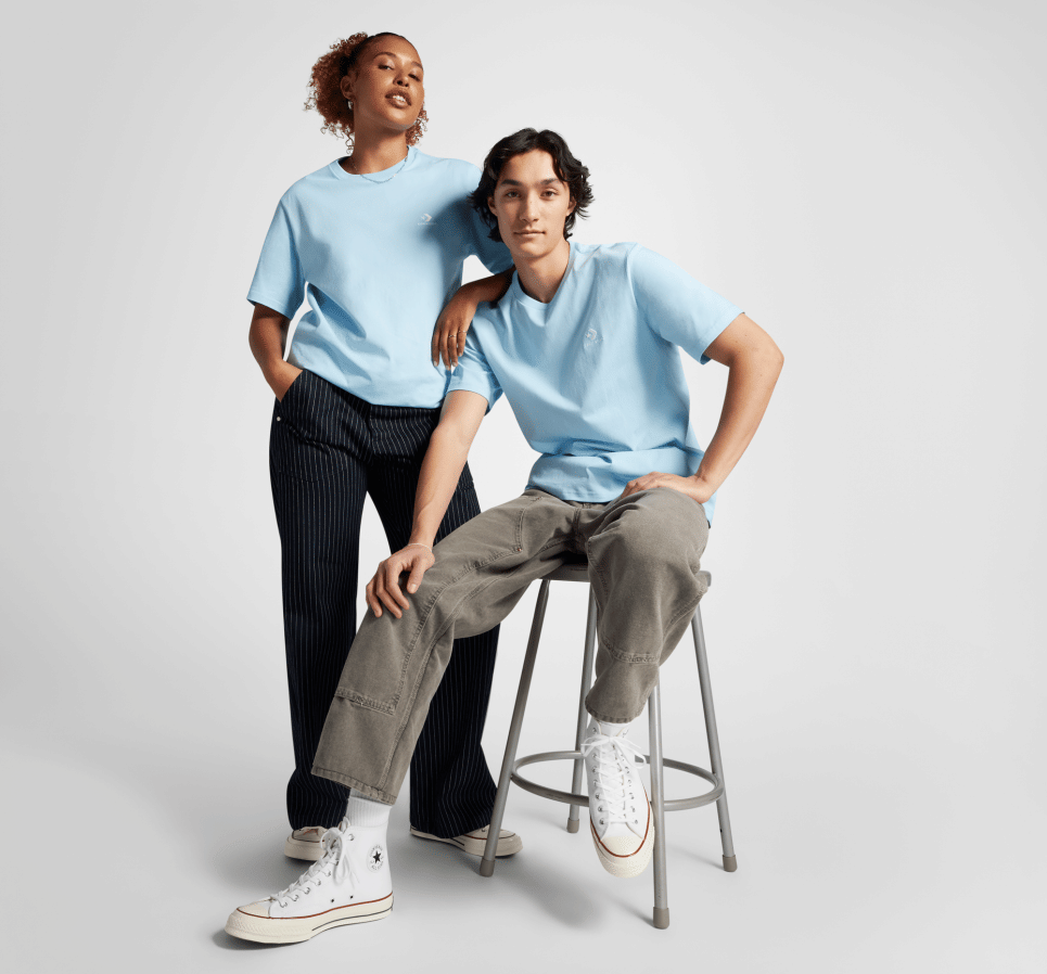 Converse Go-To Embroidered Star Chevron Standard Fit T-Shirt