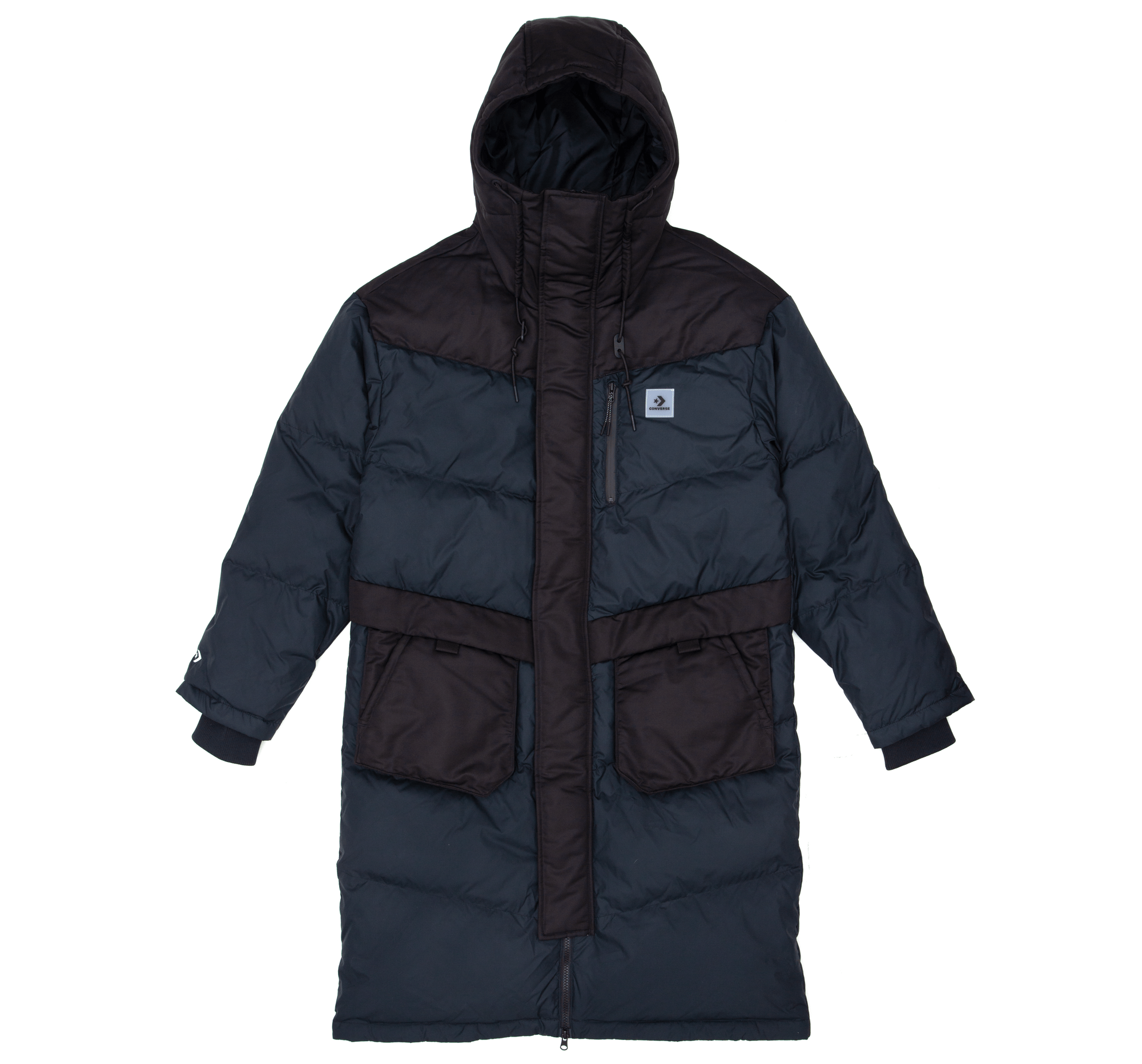 Long Hooded Down Jacket