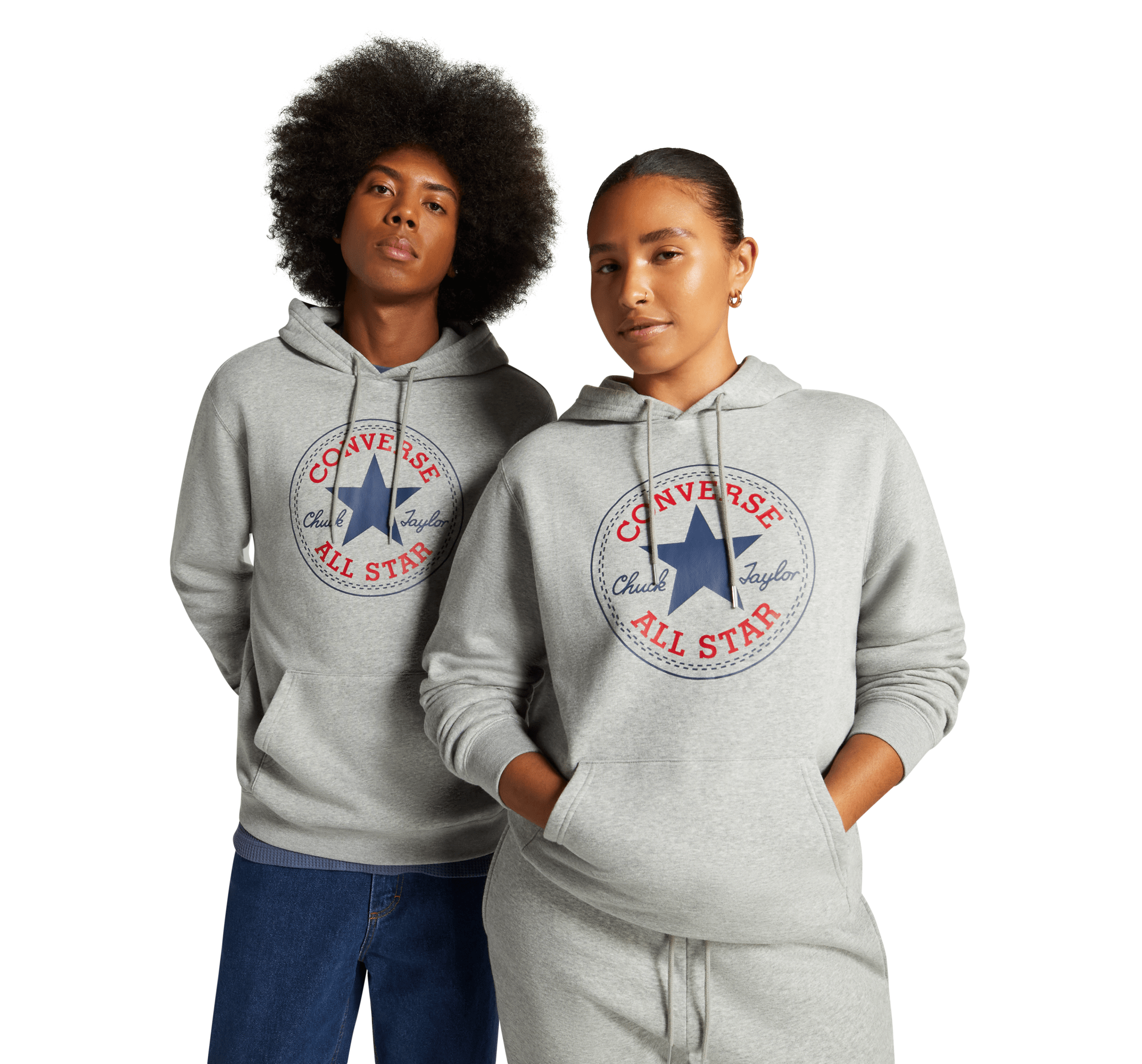 Converse Go-To All Star Patch Standard-Fit Fleece Pullover Hoodie