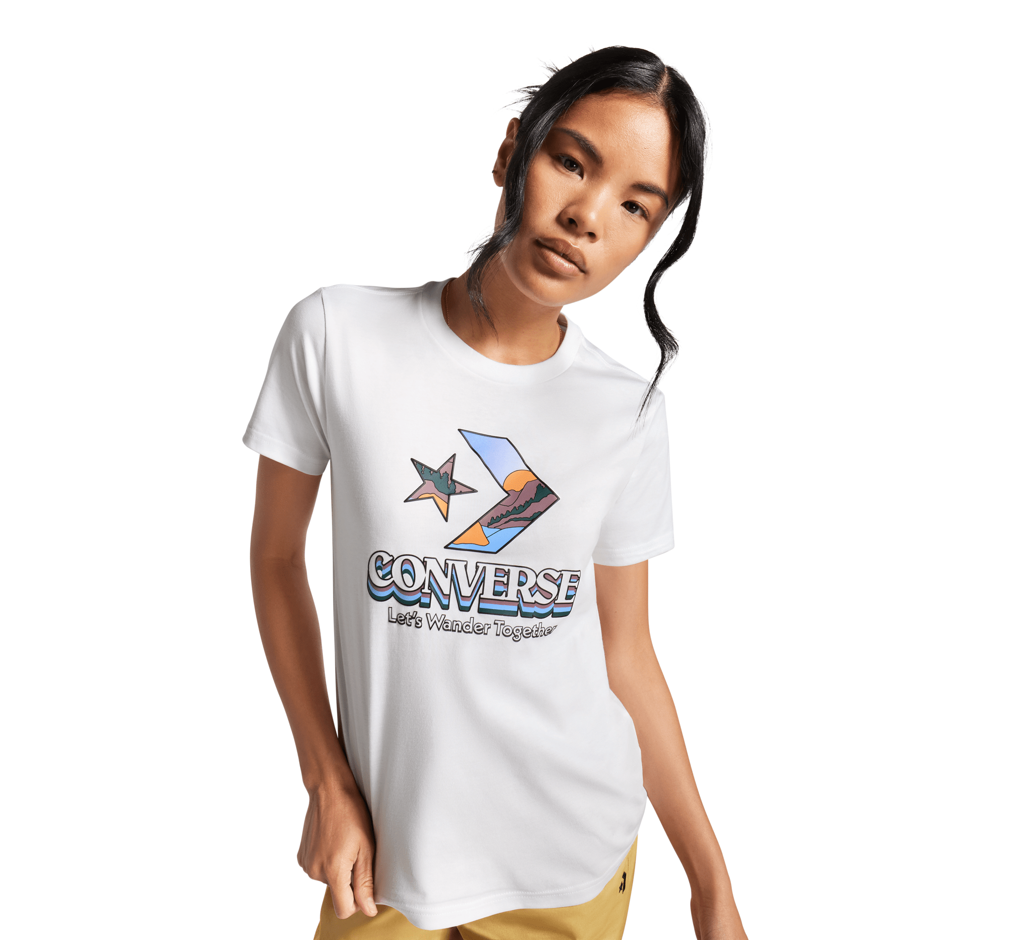 Star Chevron Mountain Graphic T-Shirt