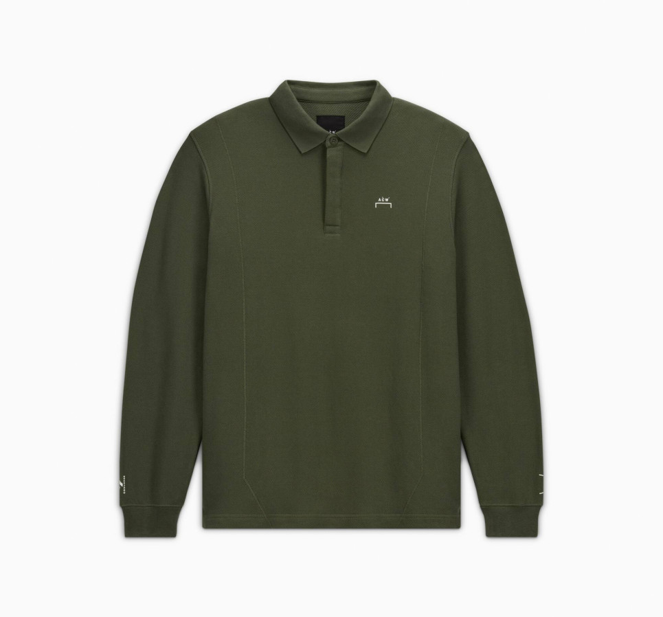 Converse x A-COLD-WALL* Long Sleeve Polo-Green-S