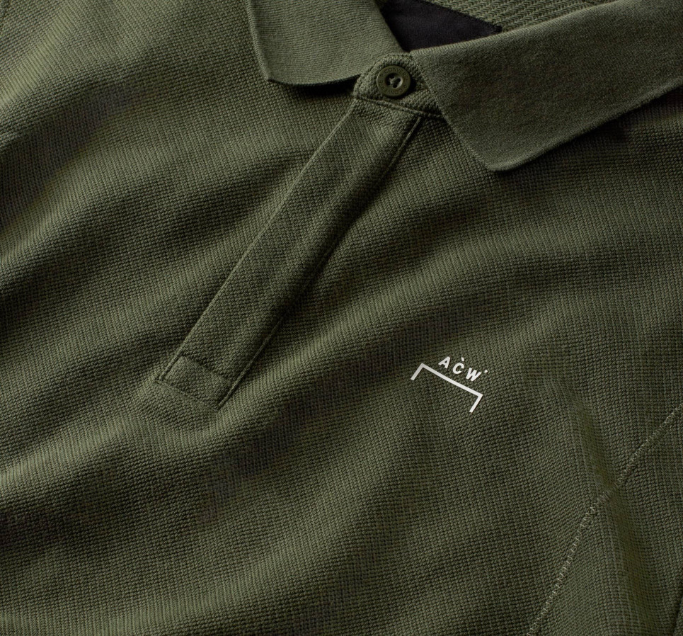 Converse x A-COLD-WALL* Long Sleeve Polo-Green-S