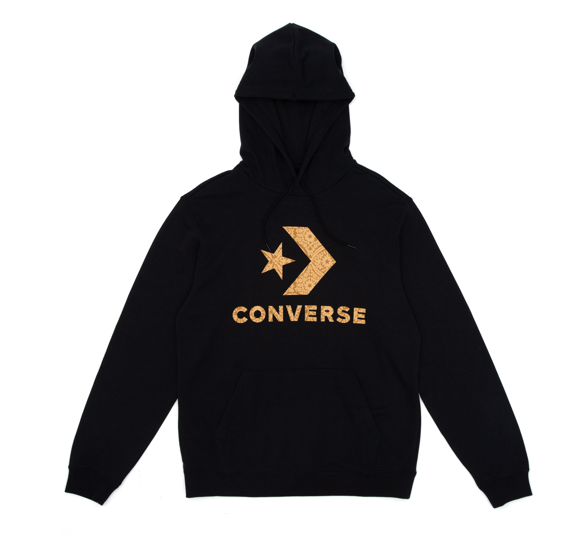 Standard Fit Center Chest Star Chev Novelty Hoodie French Terry