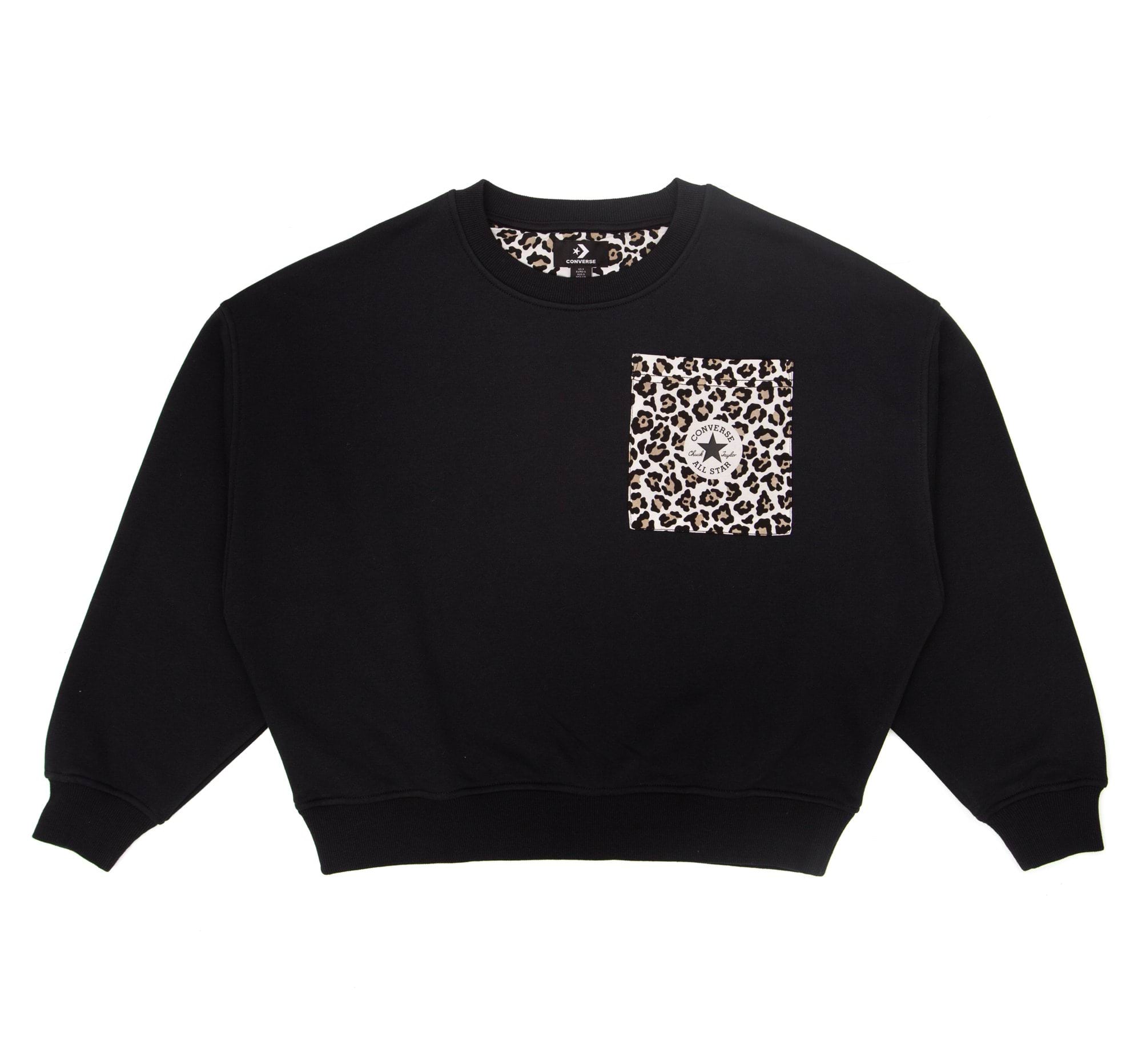 Leopard Crew Sweater