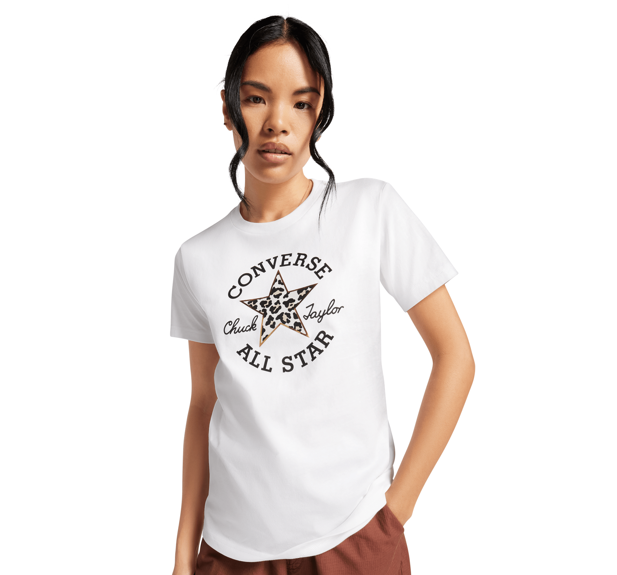 Leopard Chuck Taylor Patch T-Shirt