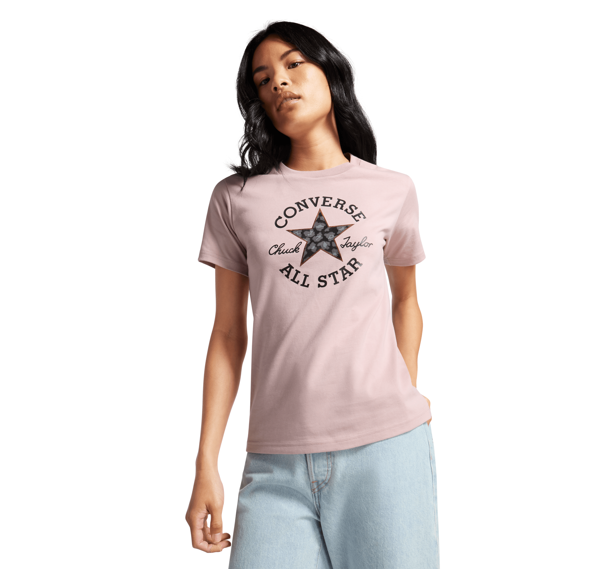 Leopard Chuck Taylor Patch T-Shirt