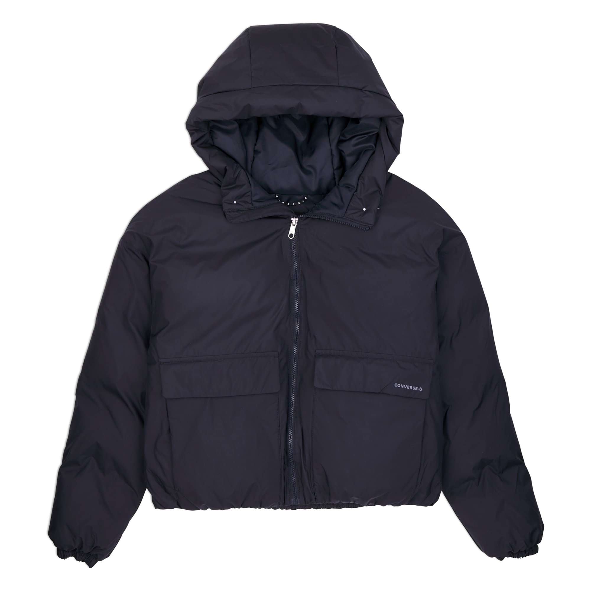 Short Cargo Puffer Jacket