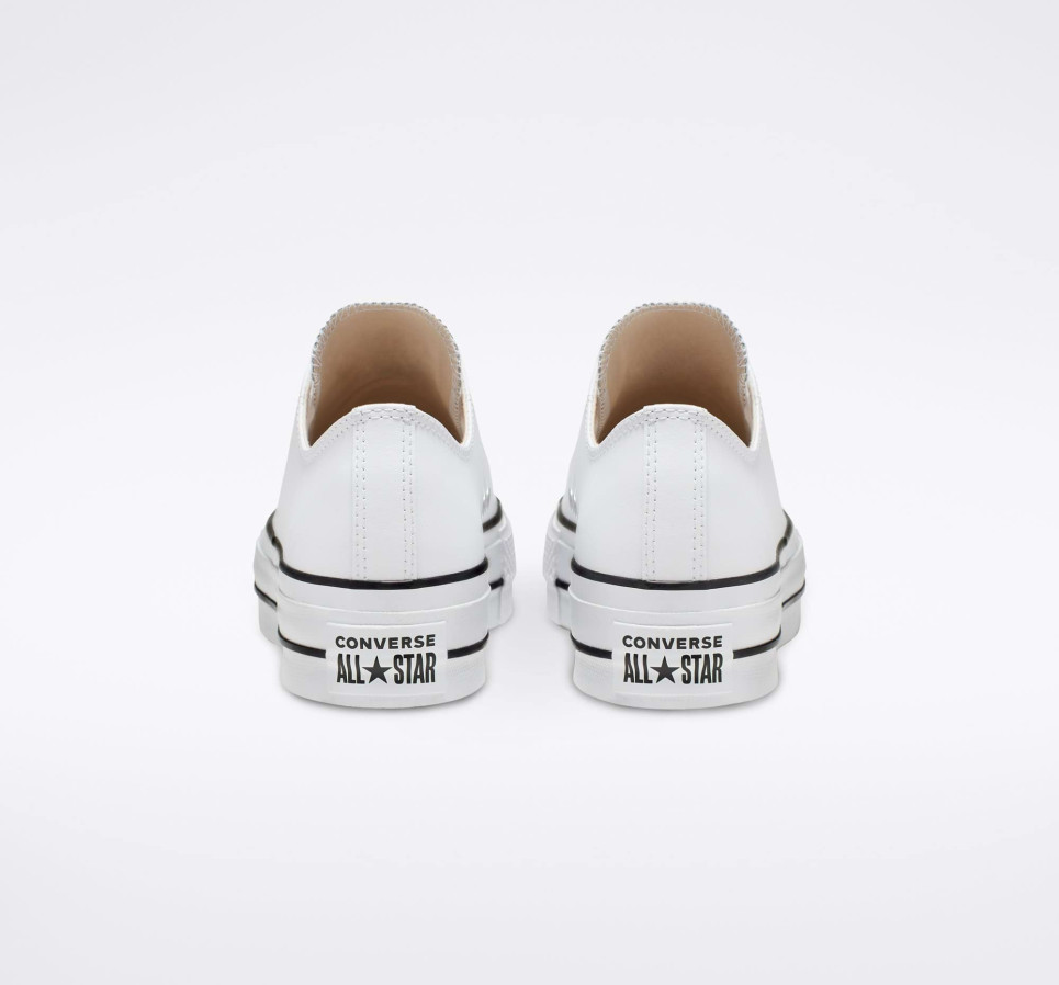 Chuck Taylor All Star Lift Platform Leather-35-White