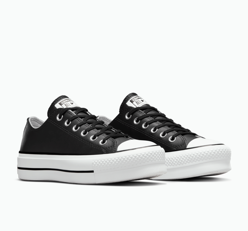Chuck Taylor All Star Platform Lift Leather-36-Black