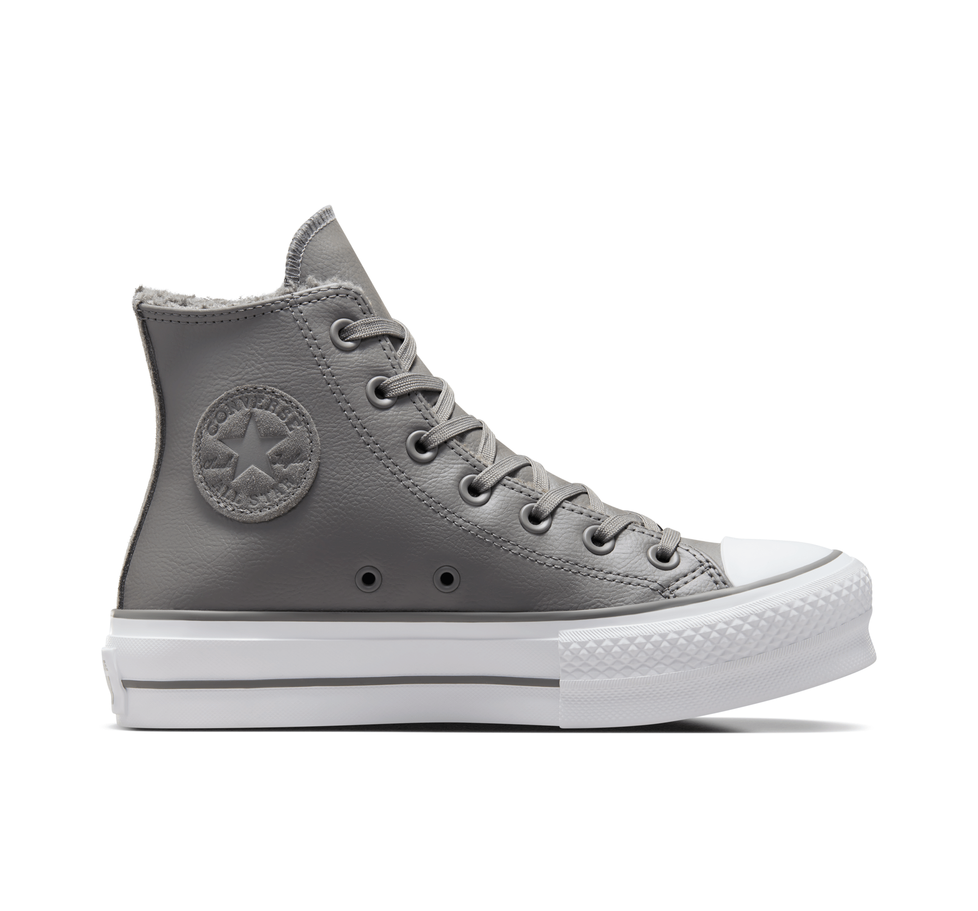 Chuck Taylor All Star Lift Platform Leather & Sherpa