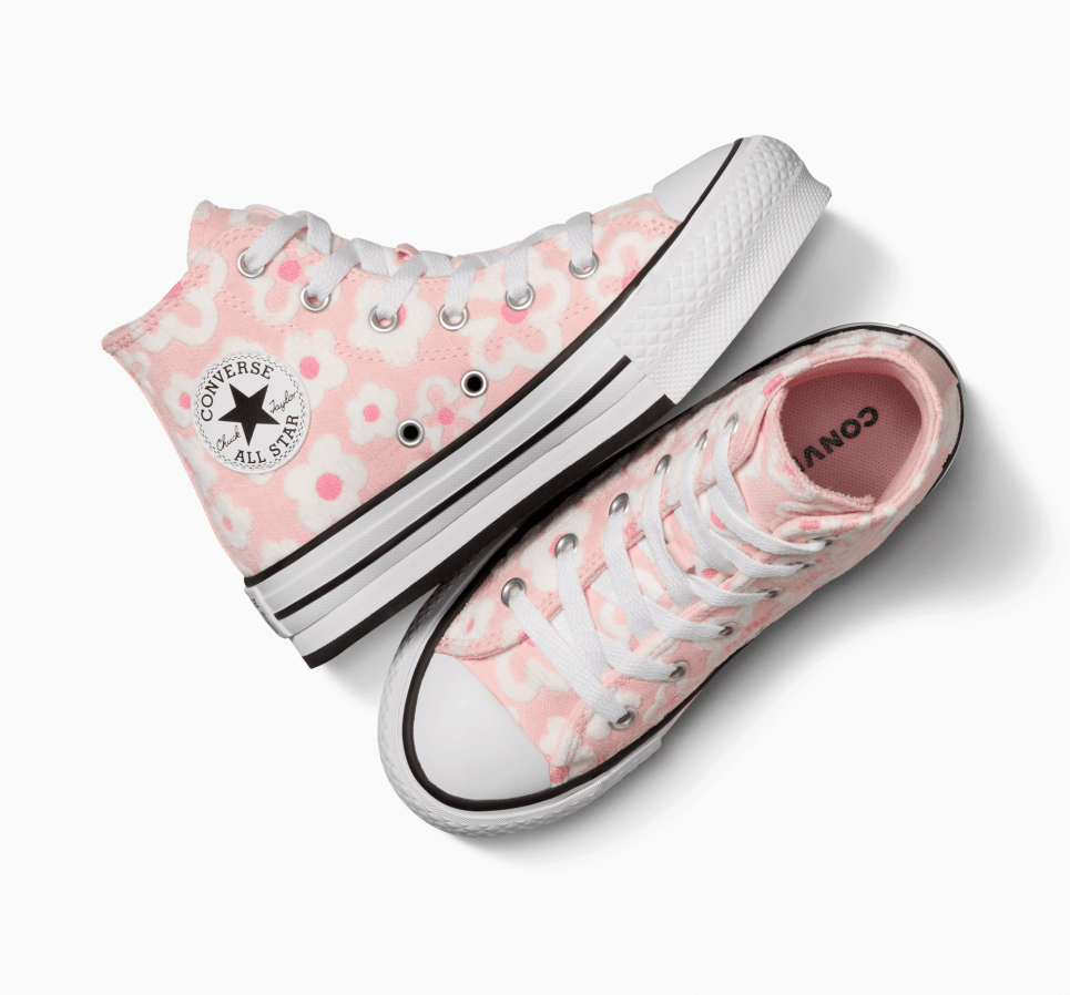 Chuck Taylor All Star Lift Platform Floral Embroidery