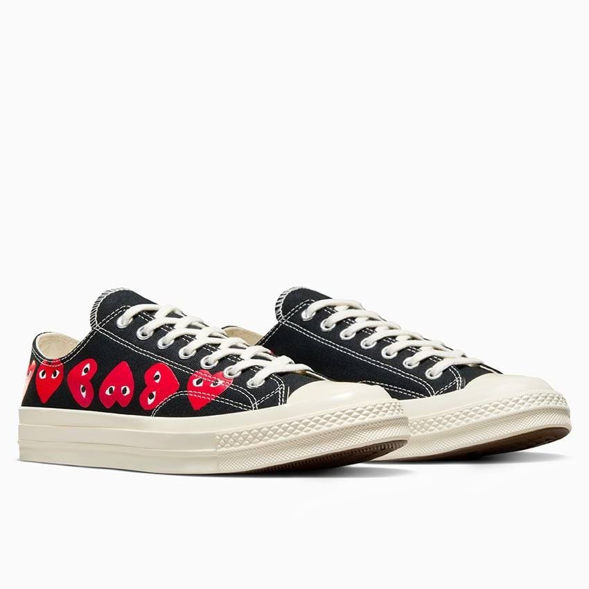 Converse x Comme des Garçons PLAY Chuck 70 Multi Heart-Black-36