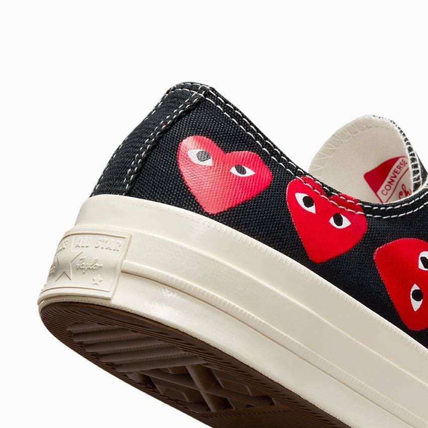 Converse x Comme des Garçons PLAY Chuck 70 Multi Heart-Black-36