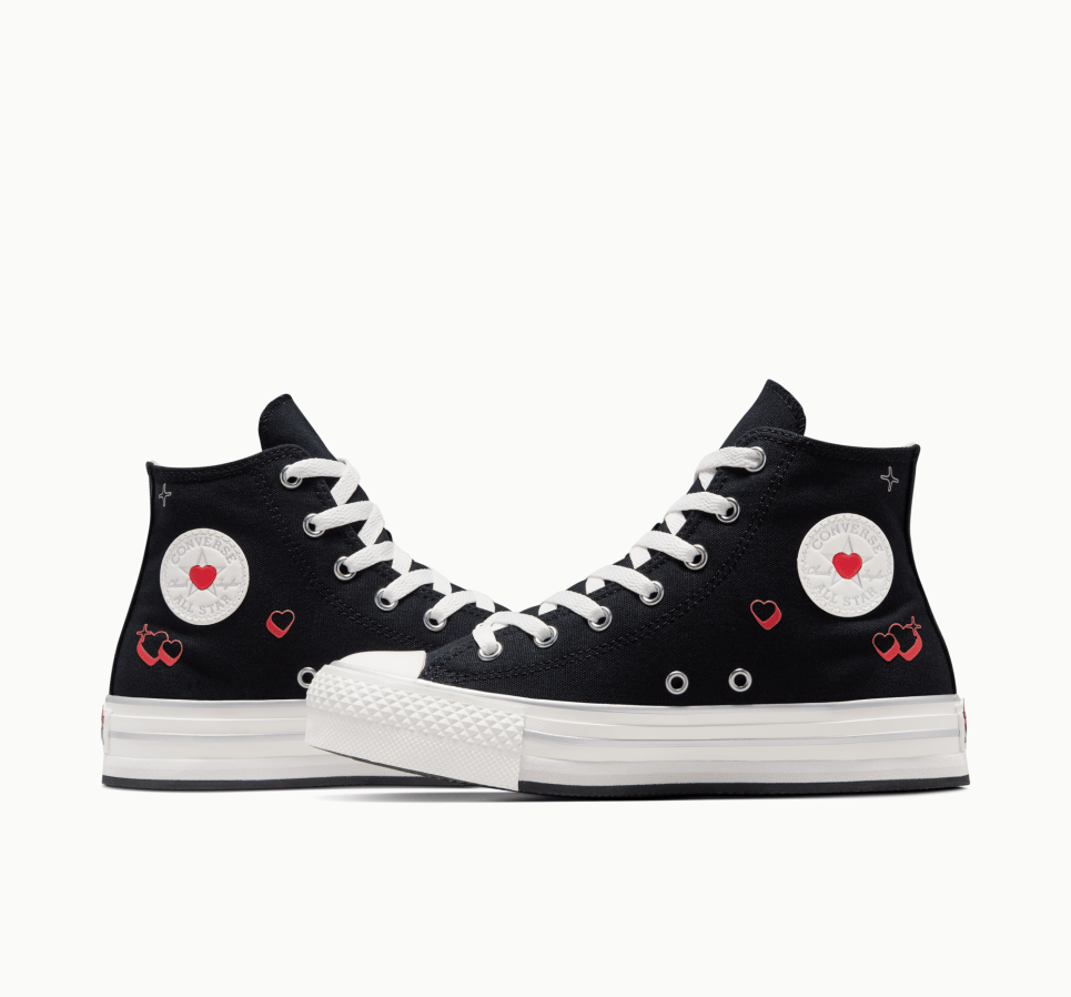 Chuck Taylor All Star EVA Lift Platform Y2K Heart