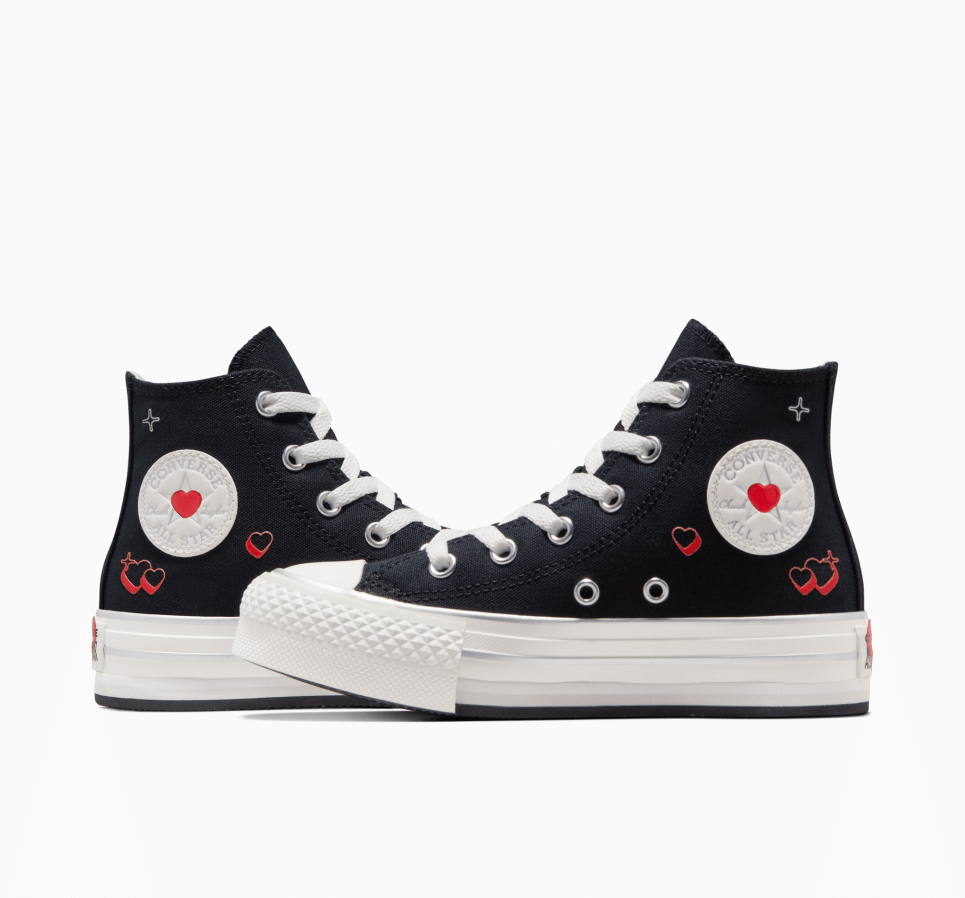 Chuck Taylor All Star EVA Lift Platform Y2K Heart