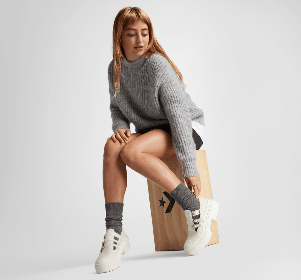 Chuck Taylor All Star Lugged Heel Mary Jane Platform