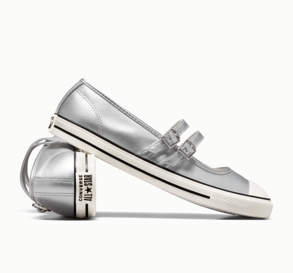 Chuck Taylor All Star Mary Jane Metallic Leather