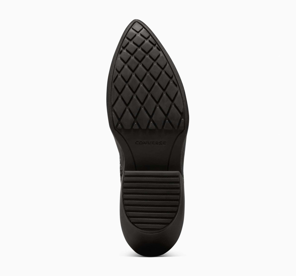 Chuck 70 De Luxe Pointed Platform Woven Leather