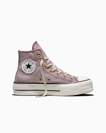 Chuck Taylor All Star Lift Platform Metallic Twill