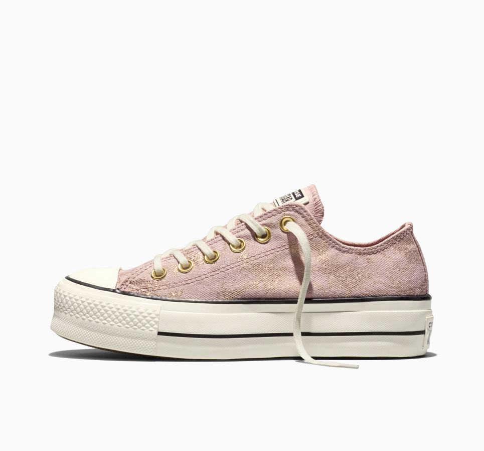 Chuck Taylor All Star Lift Platform Metallic Twill