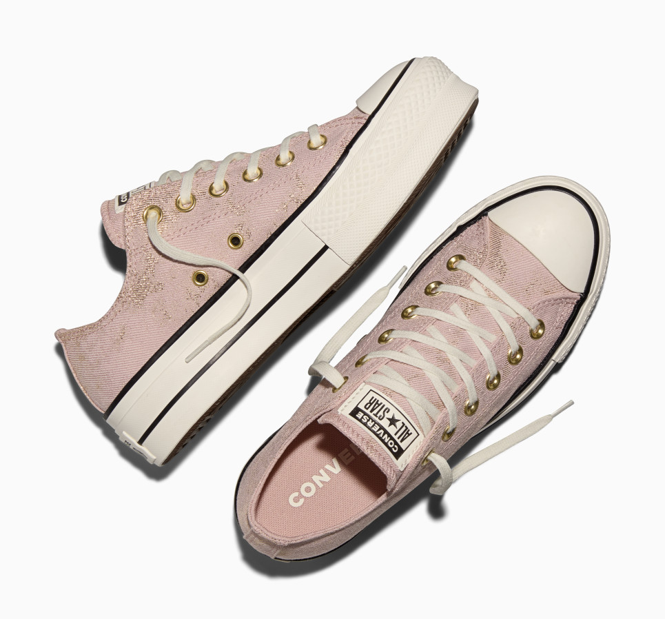 Chuck Taylor All Star Lift Platform Metallic Twill