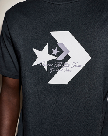 Star Chevron Script Tee