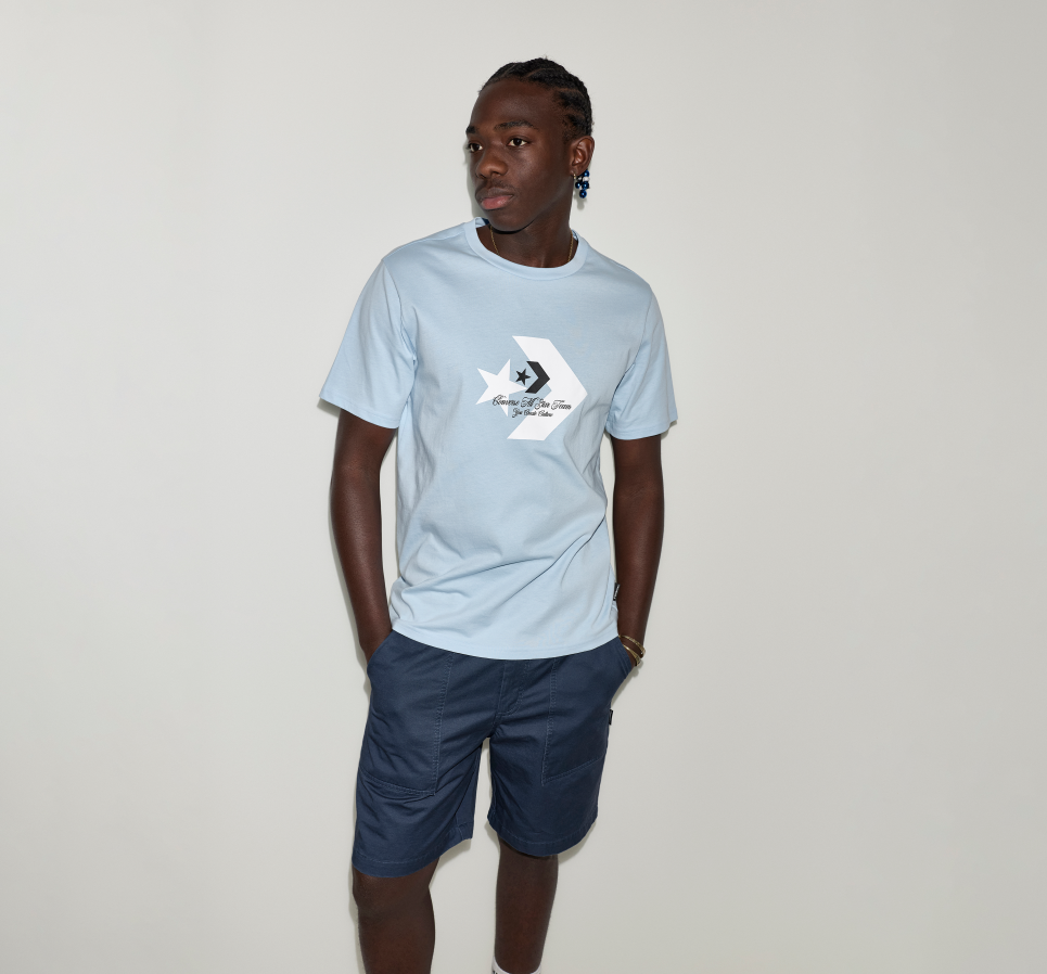 CHEV SCRIPT TEE