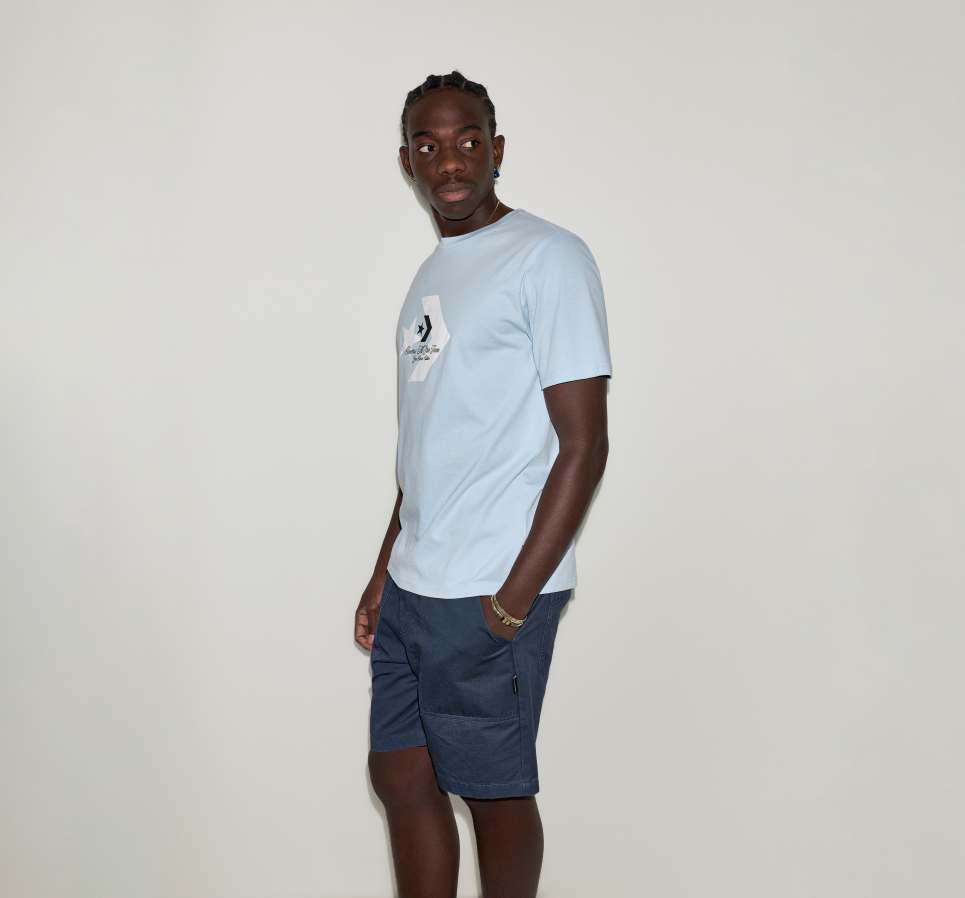 CHEV SCRIPT TEE