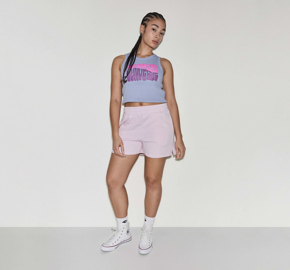 Star Chevron Embroidery Short