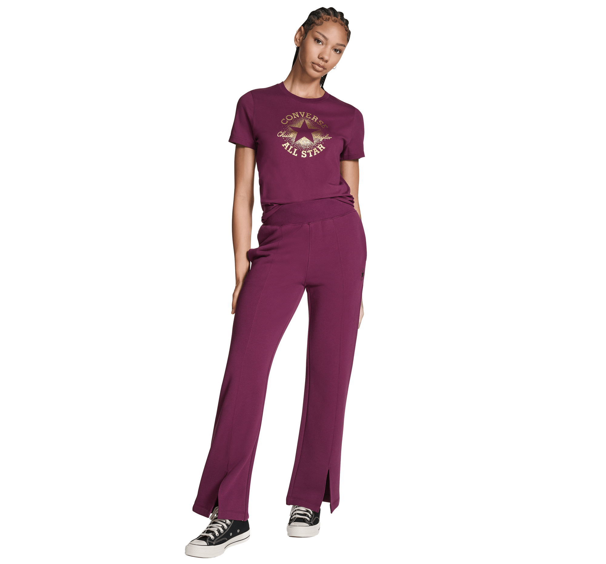 Split Leg Knit Pant