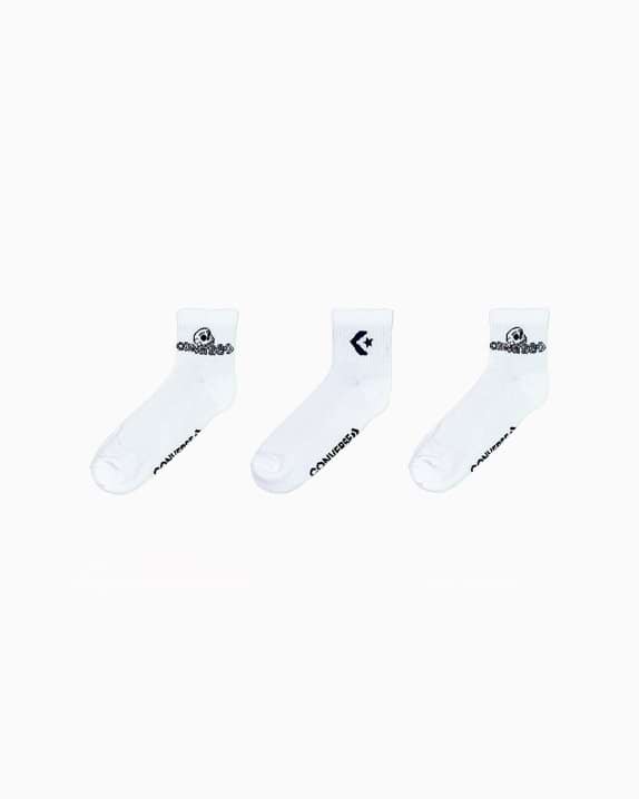 3-Pack Converse Skull Socks