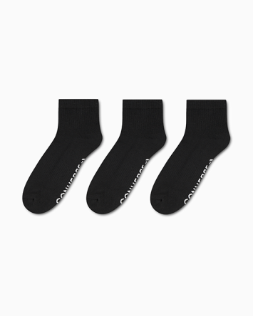 3-Pack Wordmark Quarter Socks