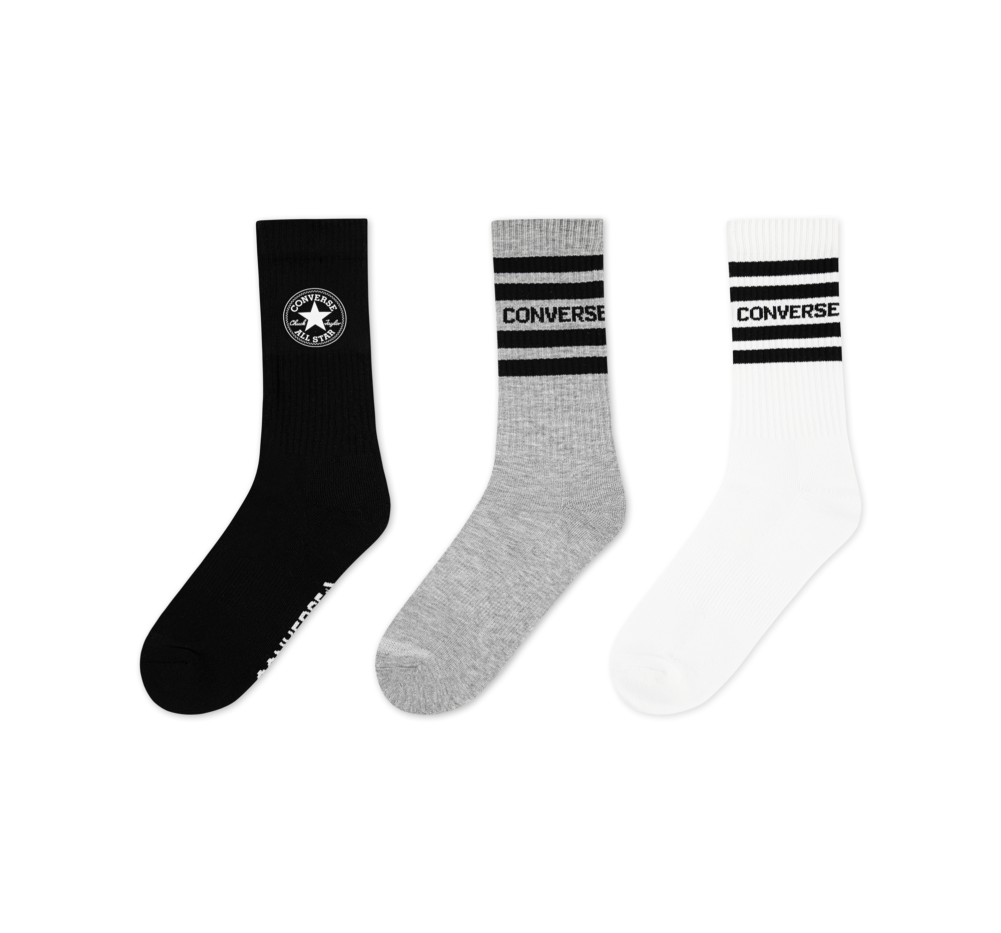 3-Pack Chuck Patch Crew Socks