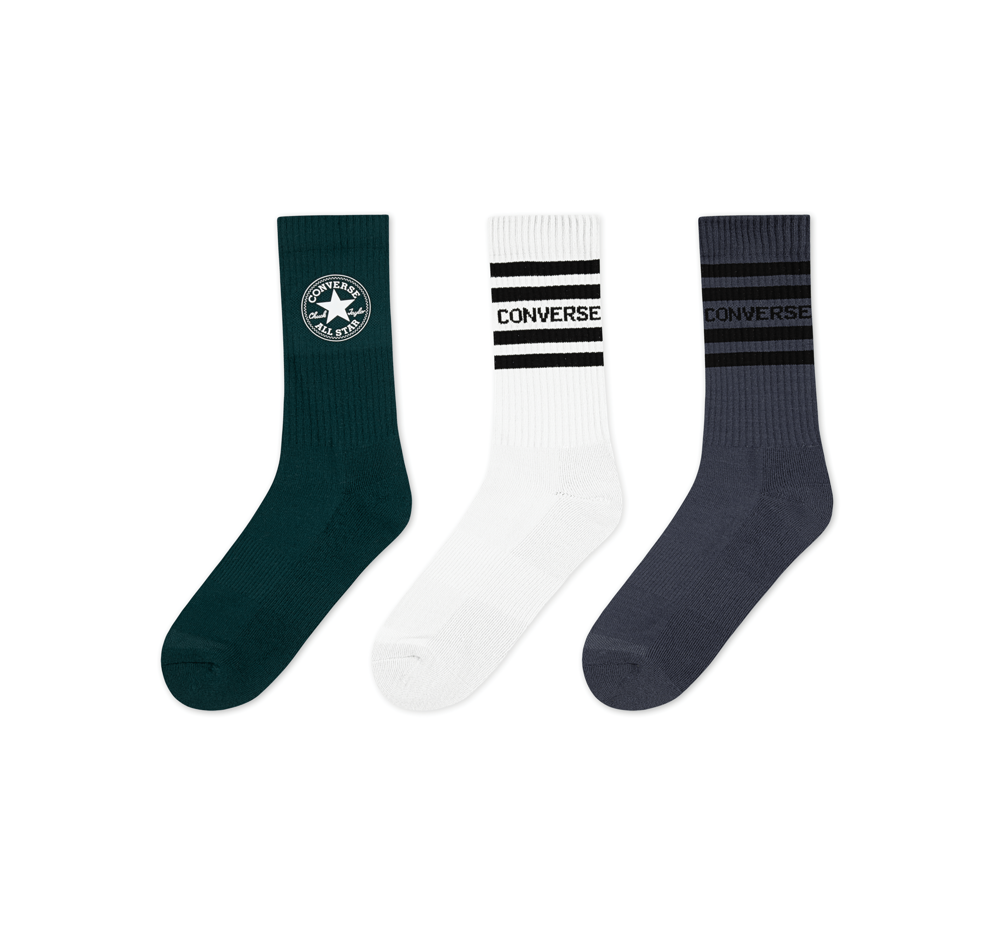 3-Pack Chuck Patch Crew Socks