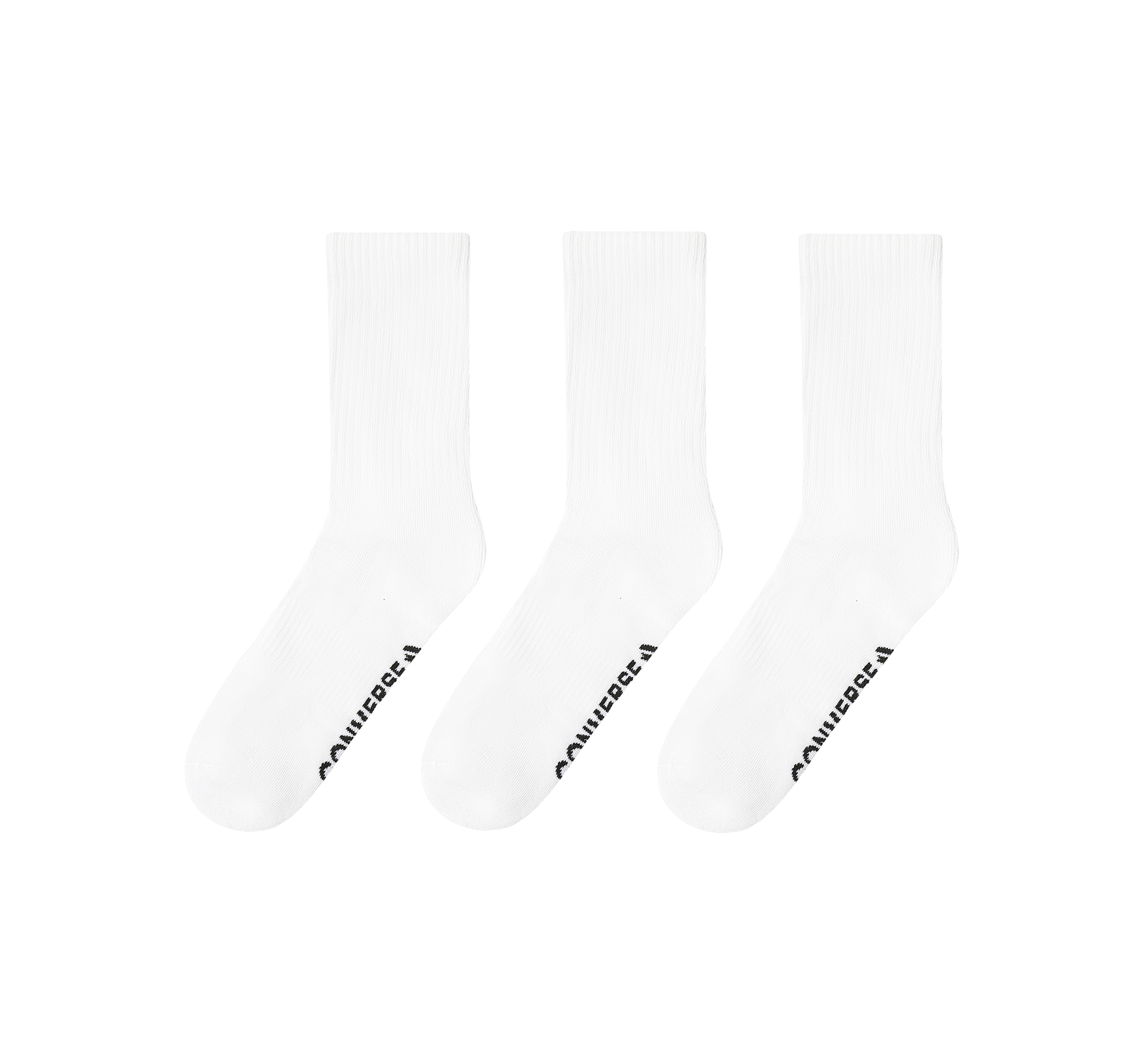 3 Pack Wordmark Half-Crew Socks