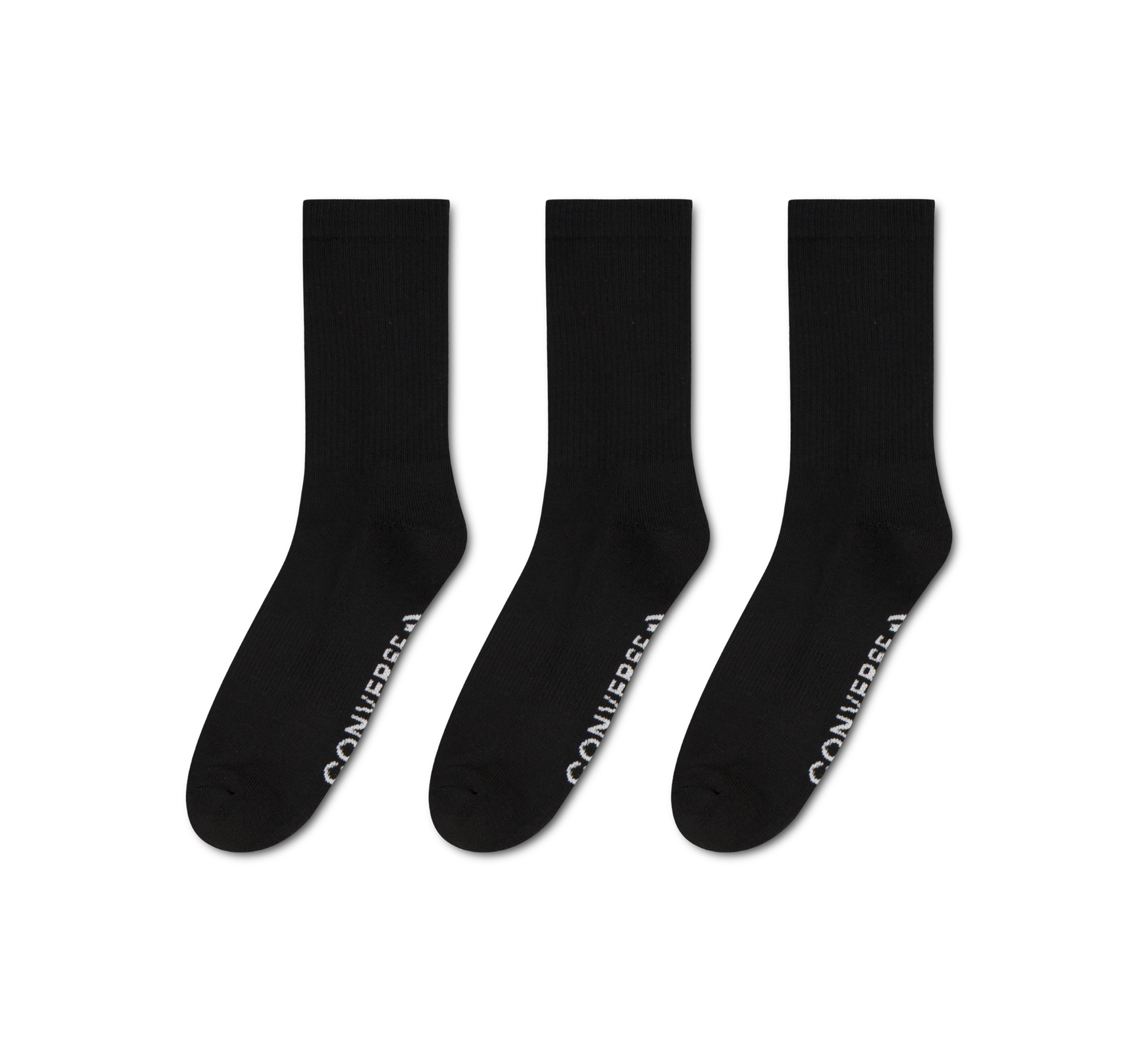 3-Pack Wordmark Half-Crew Socks