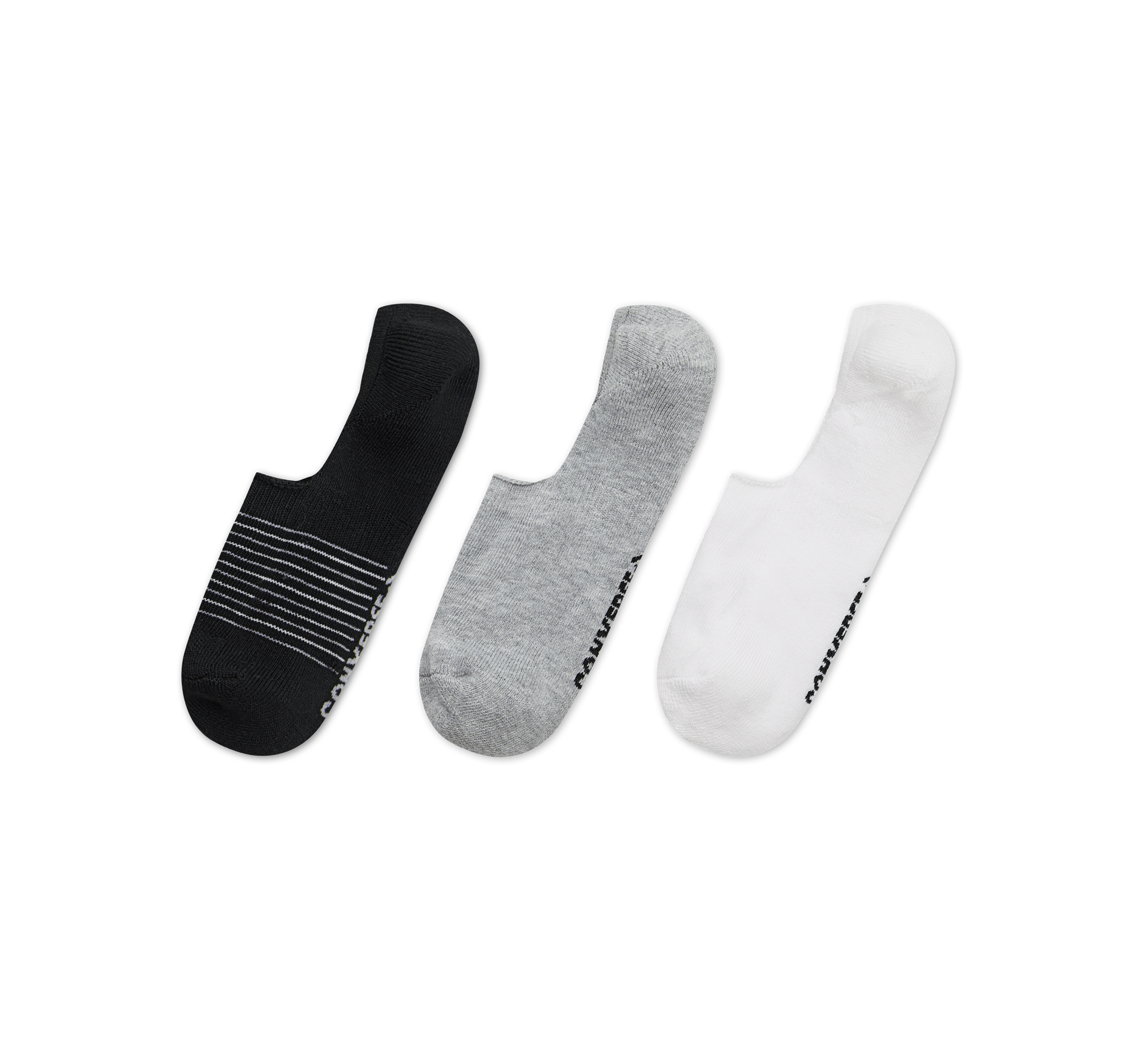 3-Pack Striped Liner Socks