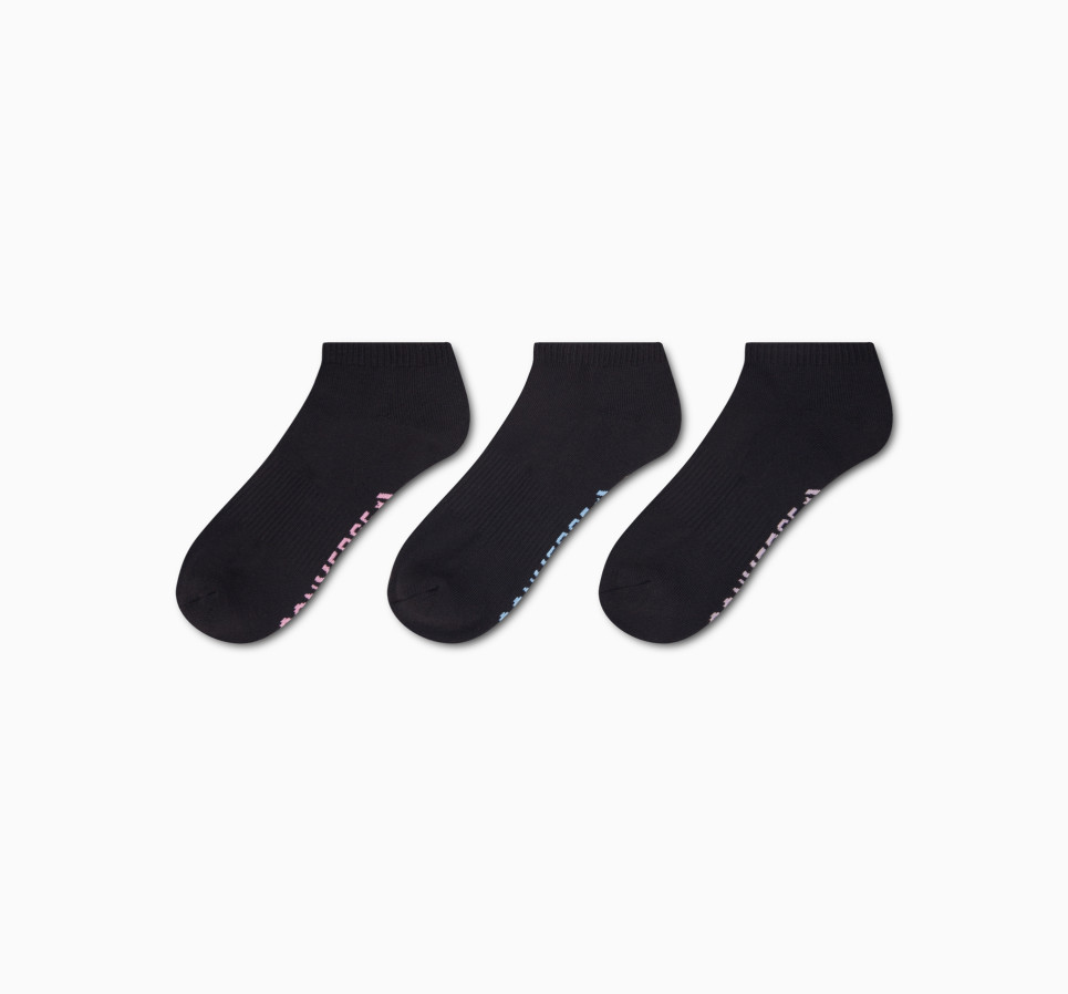 3-Pack Wordmark Low Socks