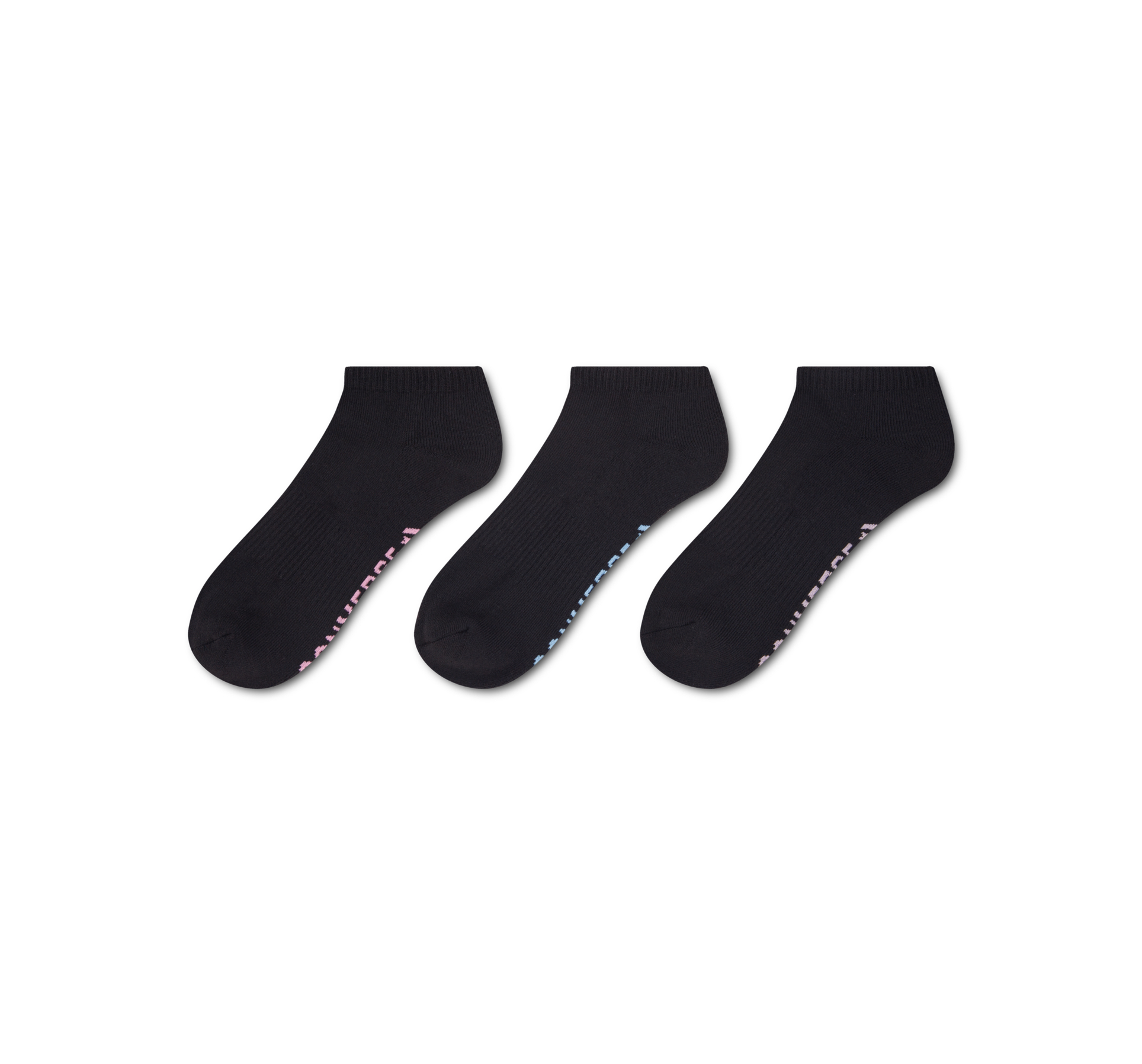 3-Pack Wordmark Low Socks